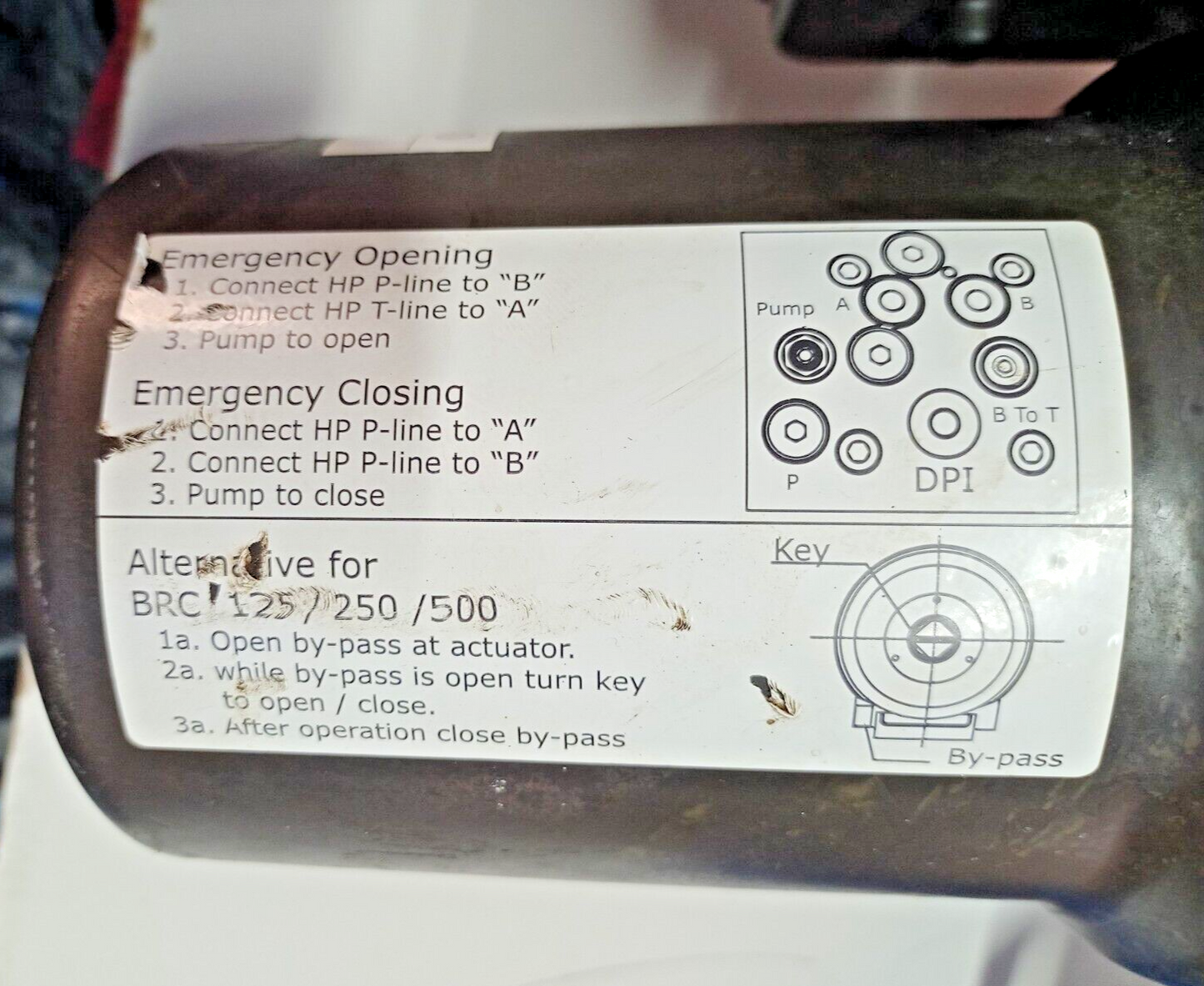 Damcos LPU plus-DD1-0.7S-T2-H2-BA-On/Off PAV05, BRC 500-B1 with DN250mm valve