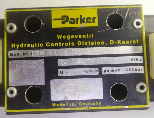 Parker D3W 4 C JJ 23X803 CL Directional control valve