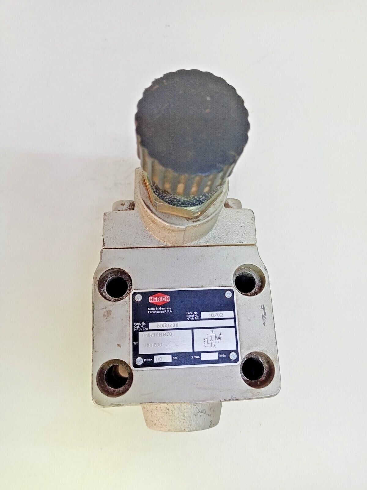 Herion DMK10HG70 Pressure reducing valve - NEW