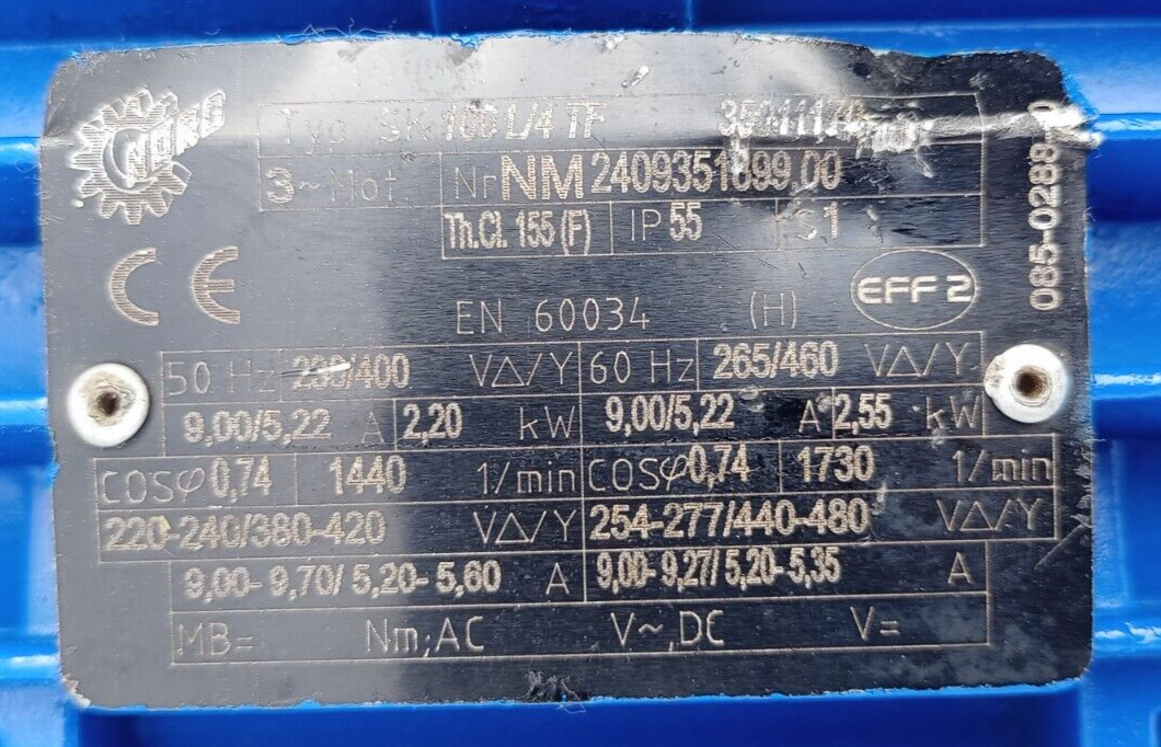 Allweiler AG AEDB 1E 150 Progressive cavity single screw pump - Refurbished