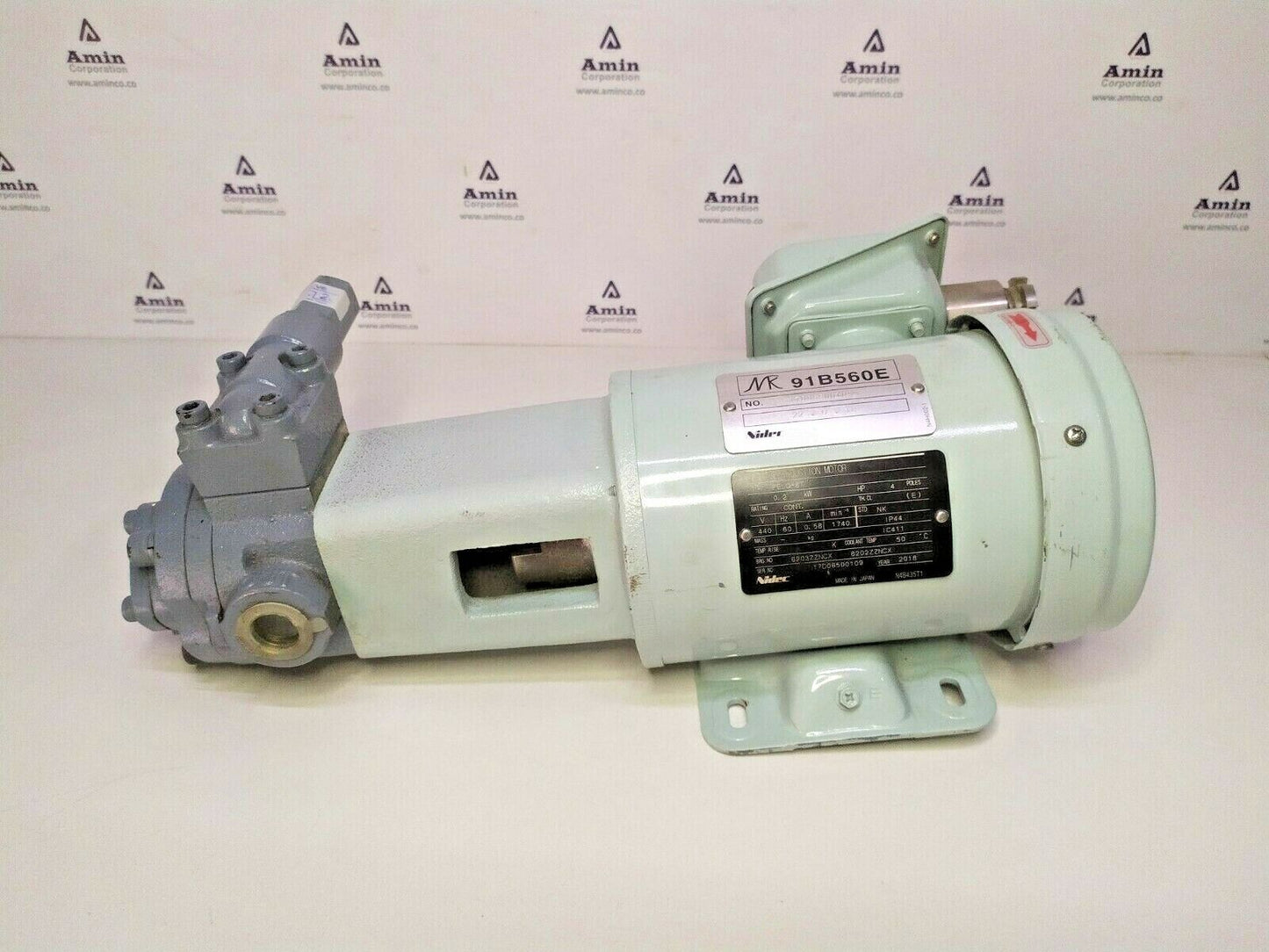 Fuji Techno 204AVFf-SF-VB Internal gear pump with Nidec FELQ-8T Induction Motor