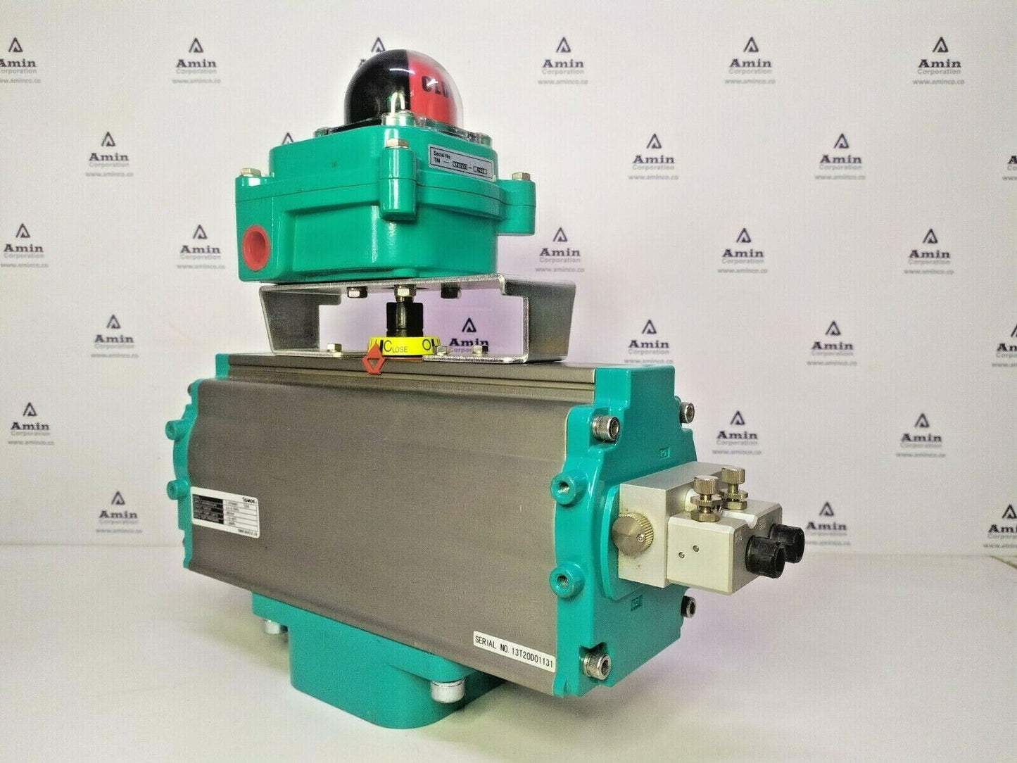 Tomoe T-DYNAMO T200 Pneumatic Actuator with TMS-310 Limit switch box - NEW