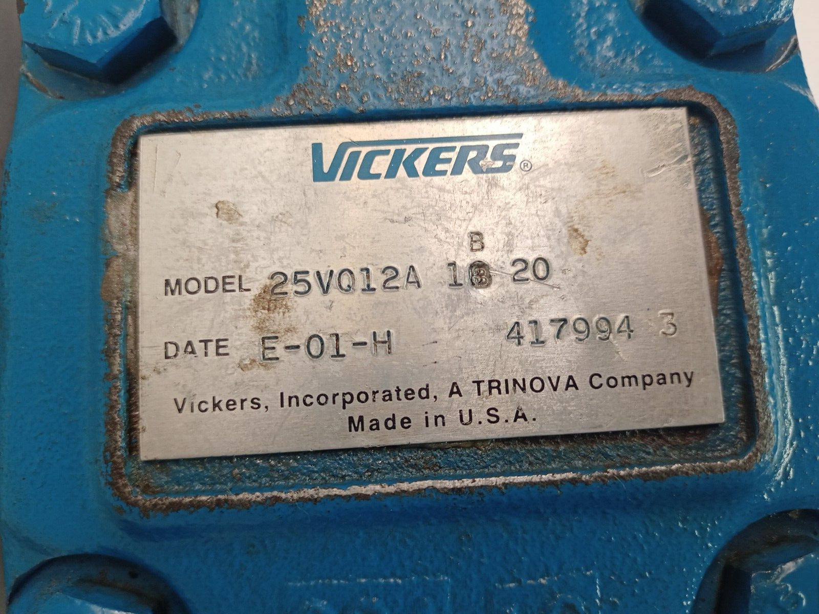 Vickers 25VQ12A 10 20 Hydraulic vane pump - TESTED