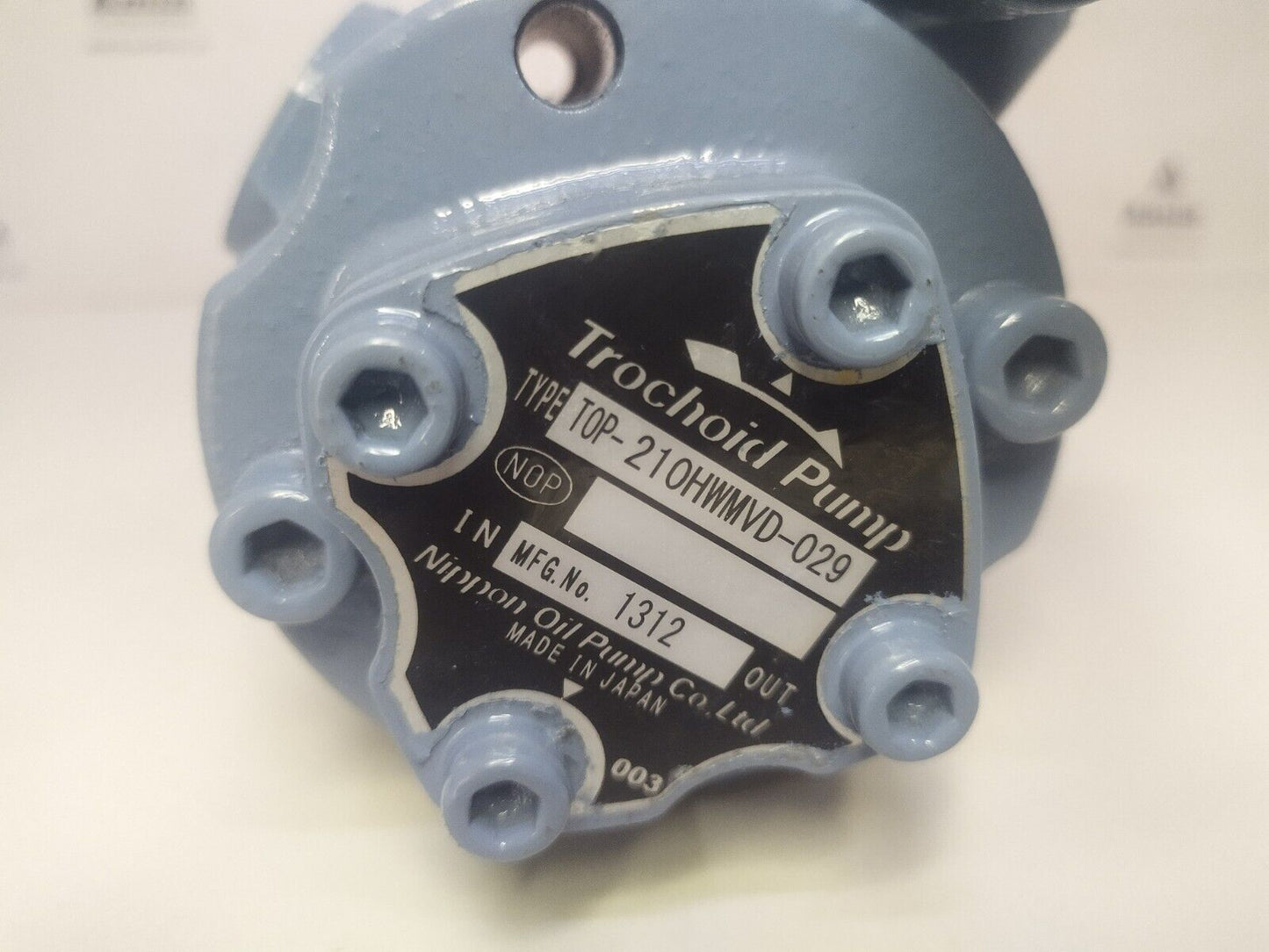 Nippon Oil Pump TOP-210 HWMVD-029 Trochoid Pump - NEW