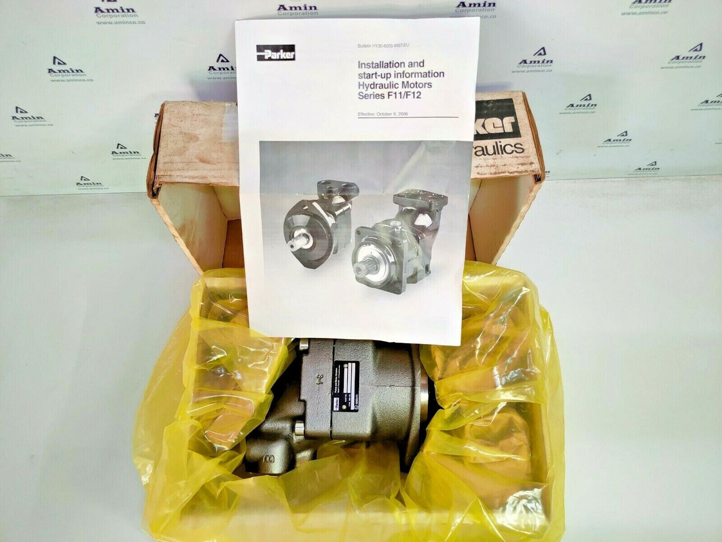 Parker F11-019-MB-SH-S-000 Hydraulic Motor Part No.: 3708466 - NEW