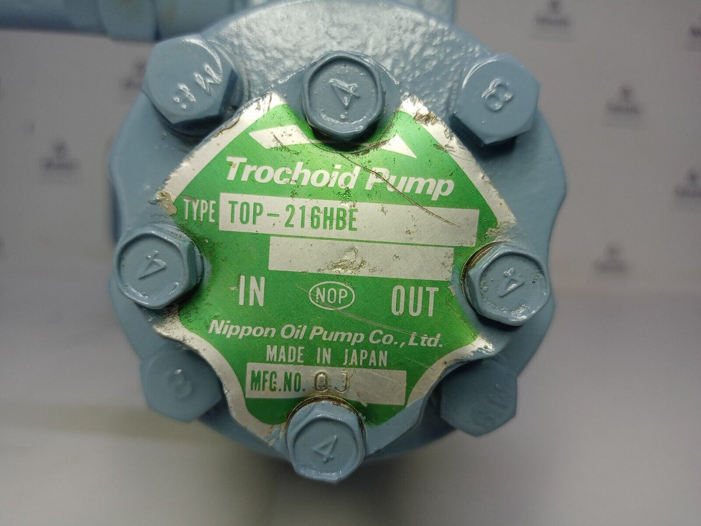 Nippon oil pump TOP-216 HBE with 0.75 kw 1710rpm Electric motor - Refurbished