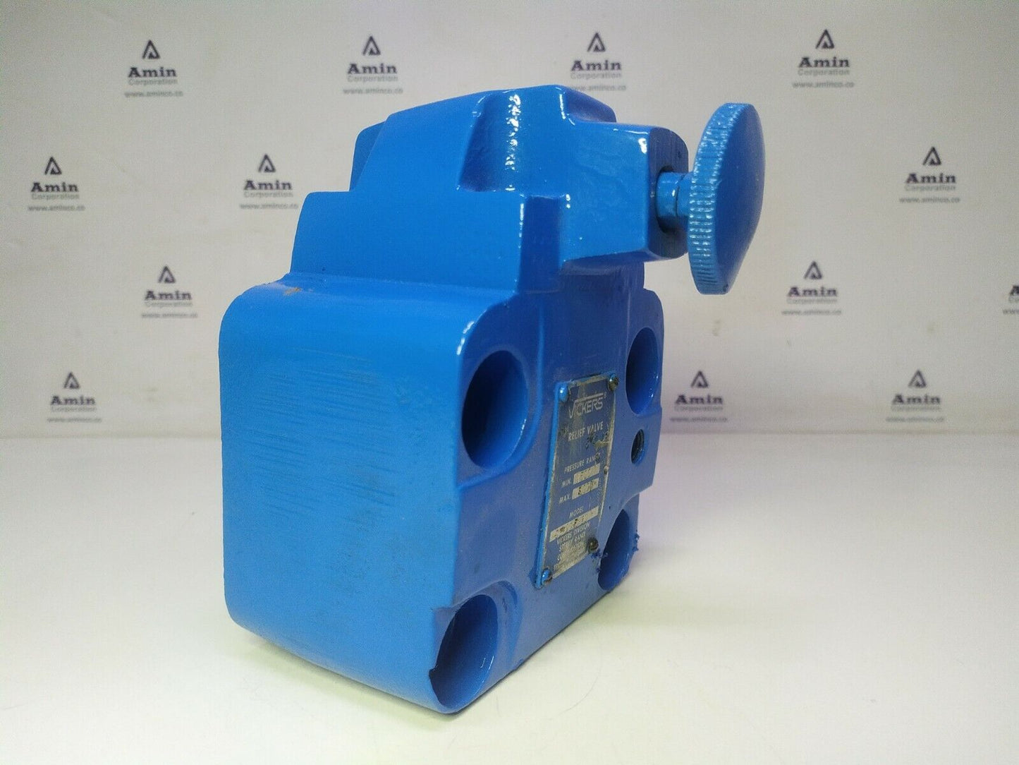 Vickers CG 10 F 20 Pressure Relief valve Range: 1500-3000 psi max.