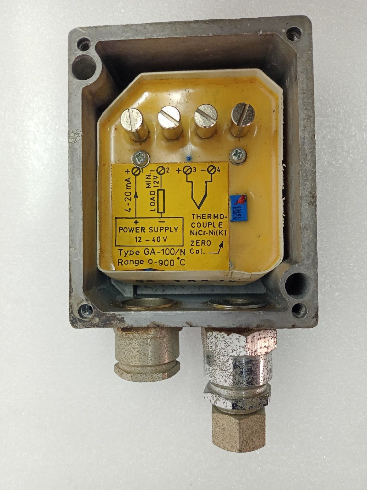 Autronica Amplifier type: GA-100/N For Thermocouple Nicr-Ni 0-900 C - NEW