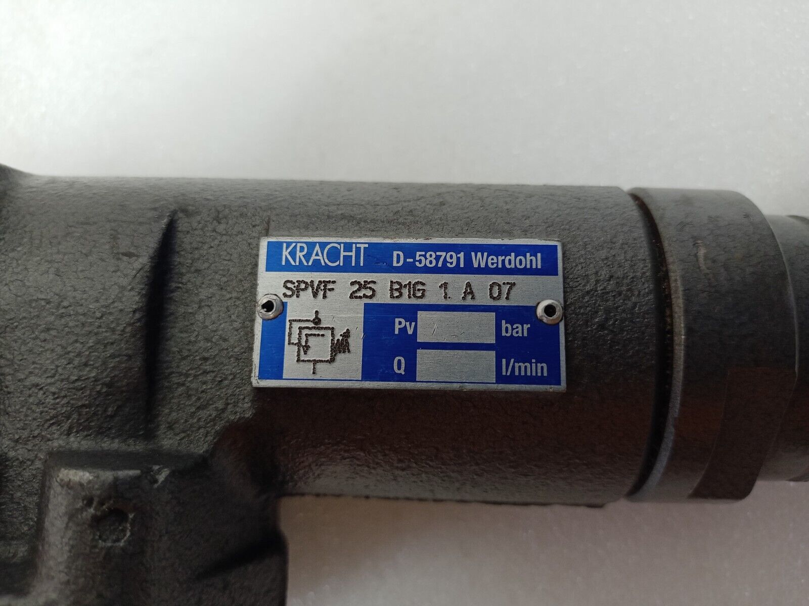 Kracht SPVF 25 B1G 1 A 07 Pressure Relief valve - NEW #1