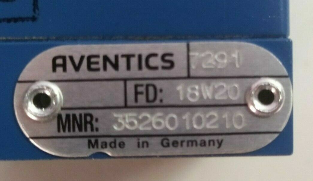 Aventics 3526010210 valve Spare part Pn Distributor - New