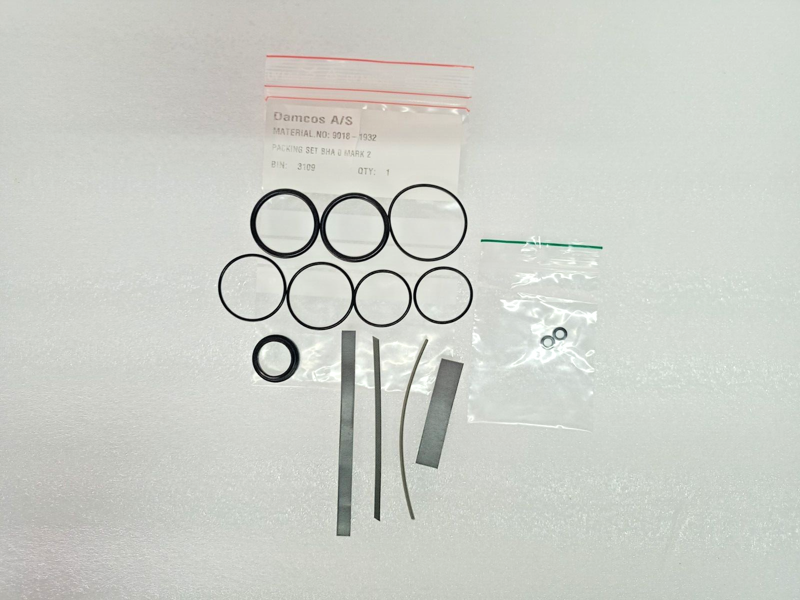 Damcos BHA0-MARK2 Actuator Packing set/Seal kit P/N: 9018-1932
