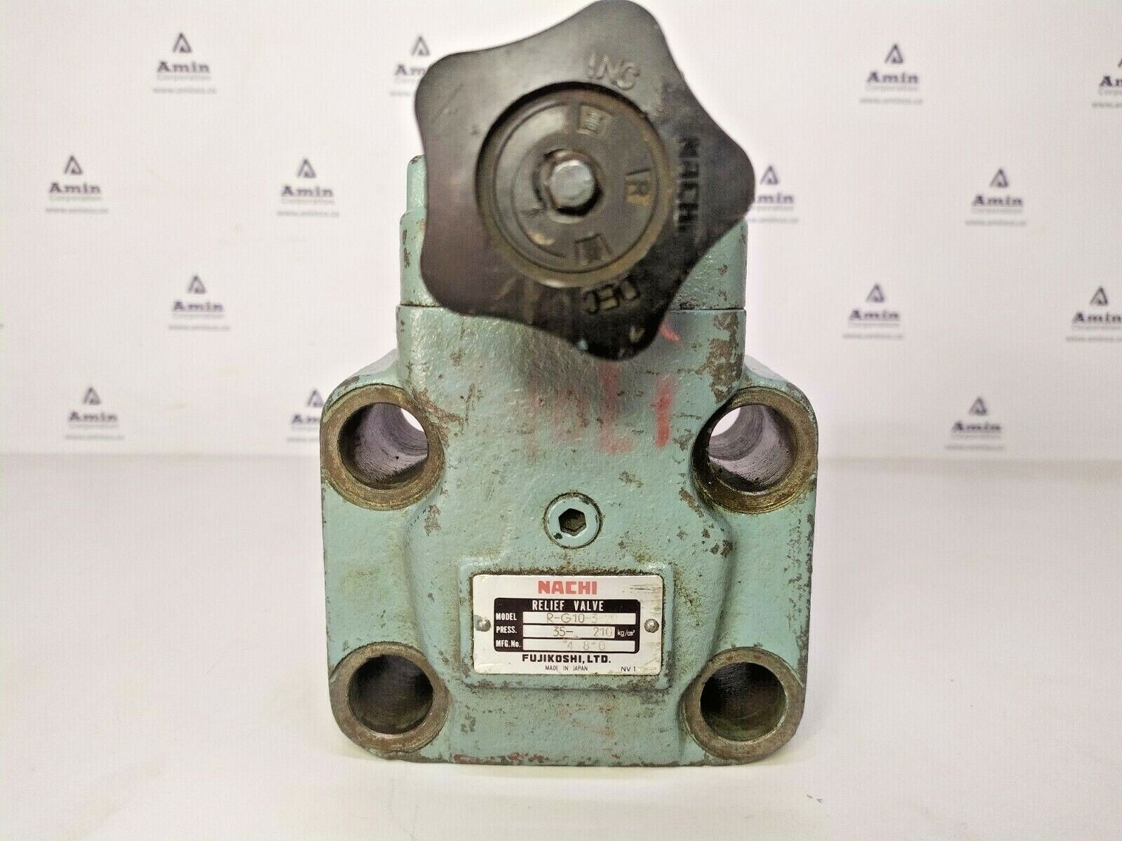 Nachi R-G10-3-20 Pressure Relief Valve, Range: 35-210 bar - NEW