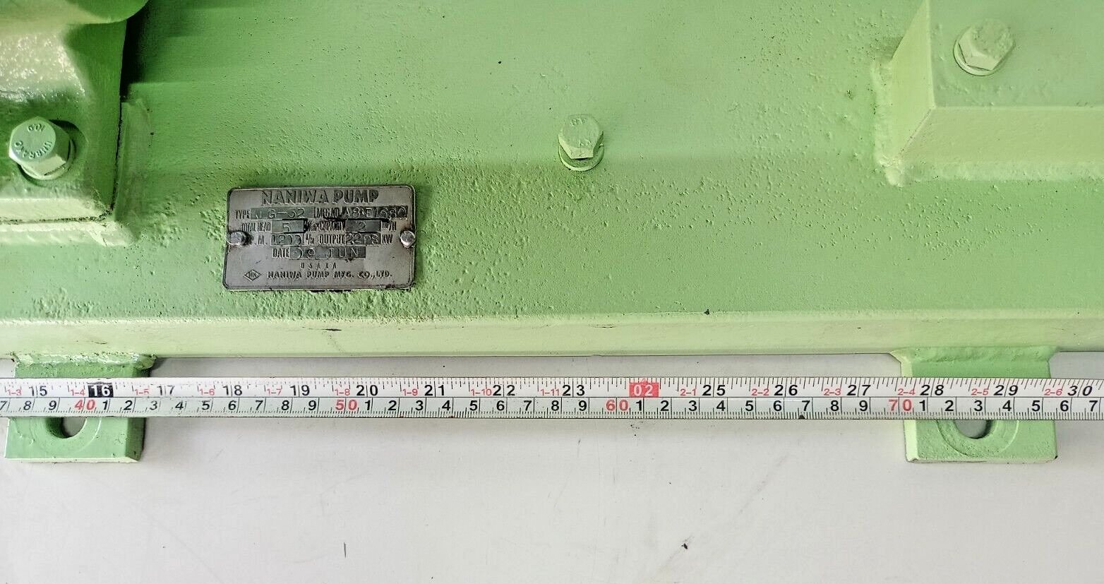 Naniwa pump ALG-32 Gear pump - Pressure tested