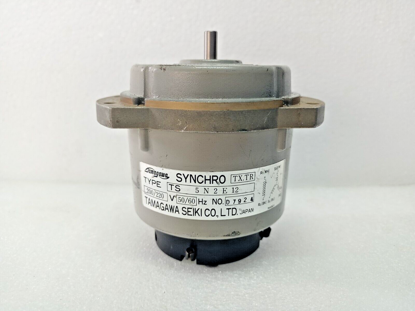 Tamagawa TS5N2E12 Synchro TX.TR Motor 200/220V, 50/60Hz - NEW