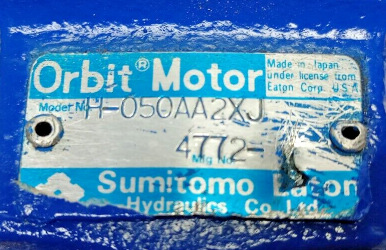 Sumitomo Eaton H-050AA2XJ Orbit Motor