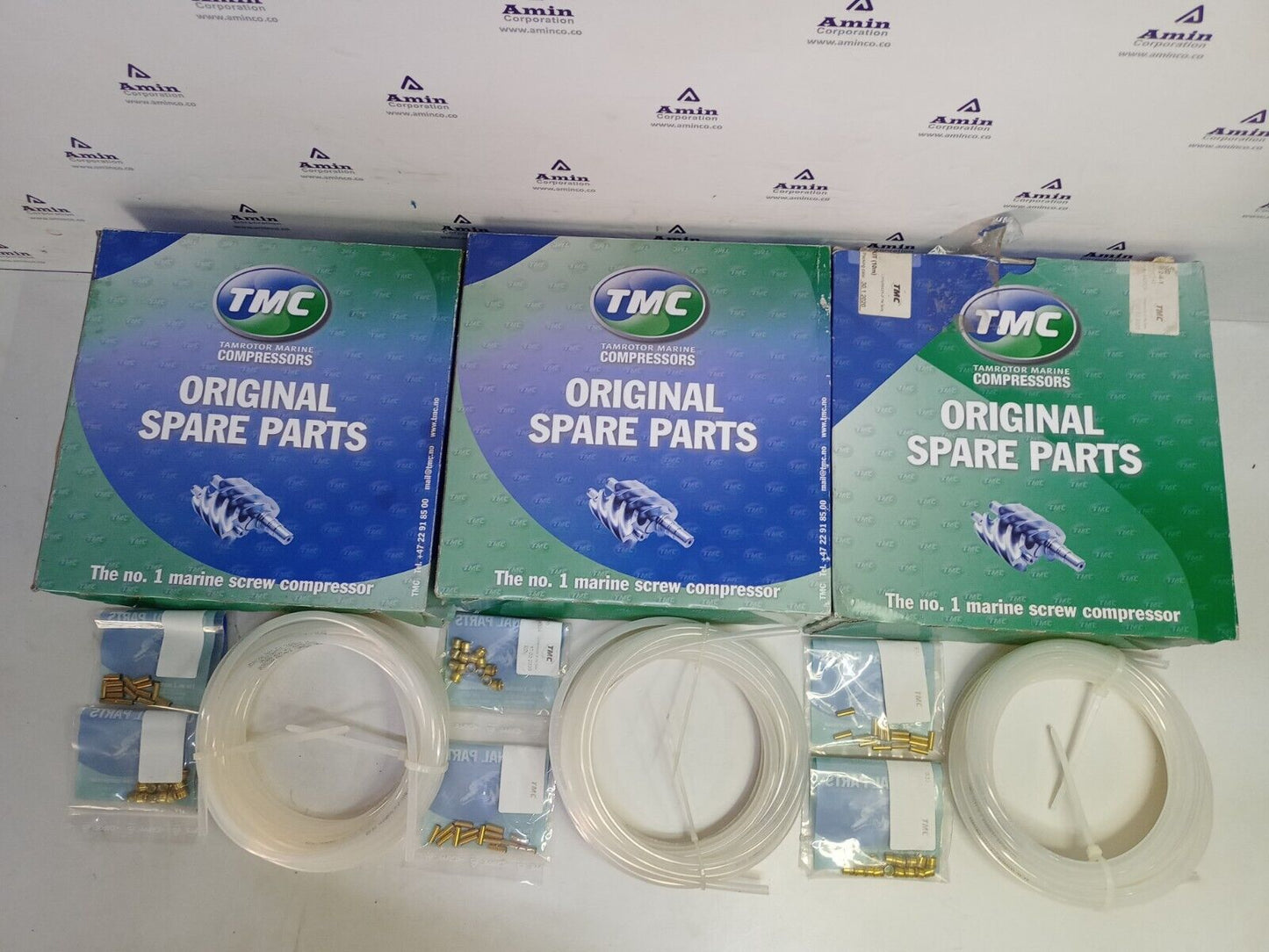 Tamrotor Marine compressor NT1293 Control air hose kit ( Set of 3pcs) - NEW