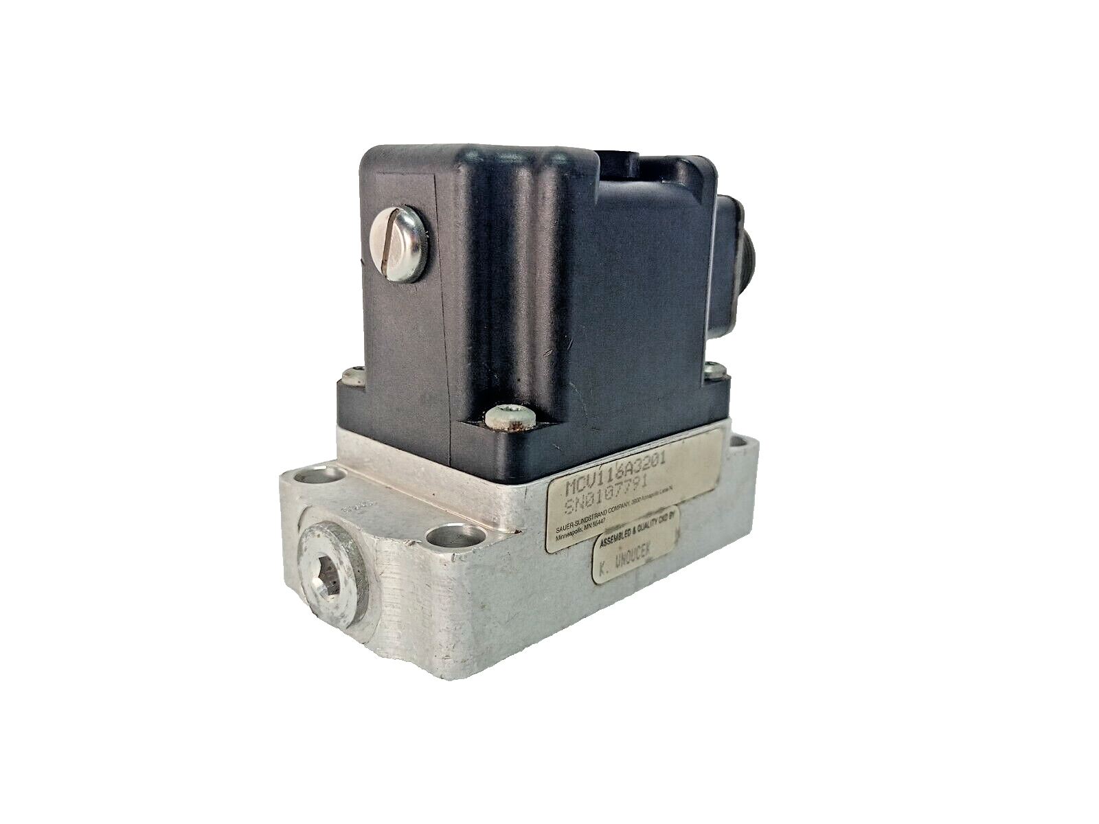 Sauer-Sundstrand Danfoss MCV116A3201 Pressure Control Pilot (PCP) Valve - NEW