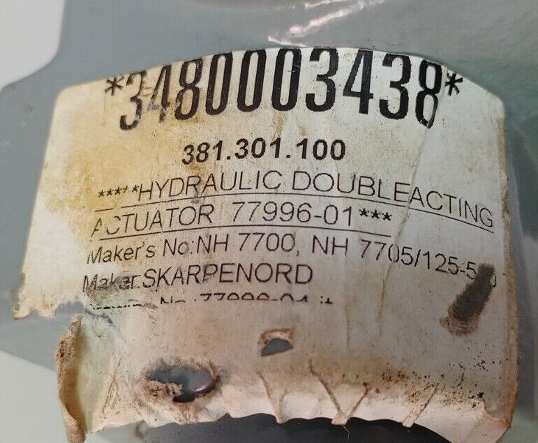 Scana RA2 05 H1 0B Hydraulic Double acting actuator