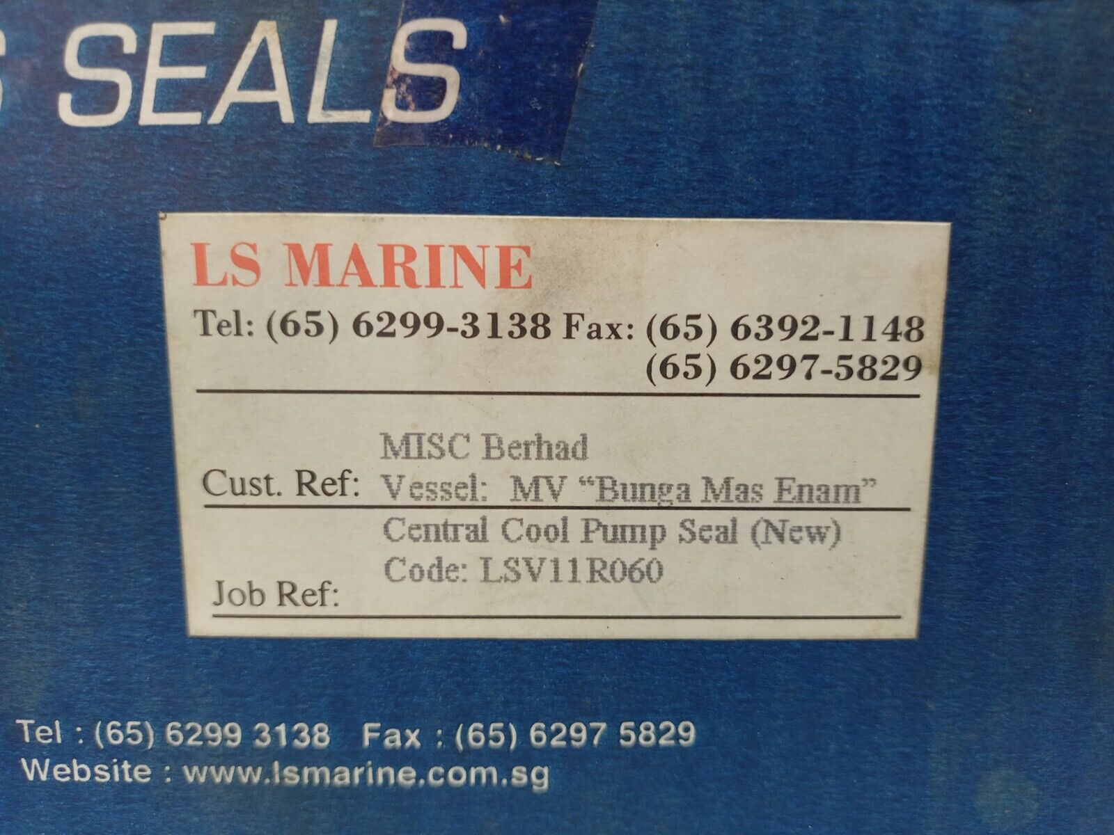 LS Seals LSV11R060 Mechanical seal size: 60mm for Central cool pump - NEW