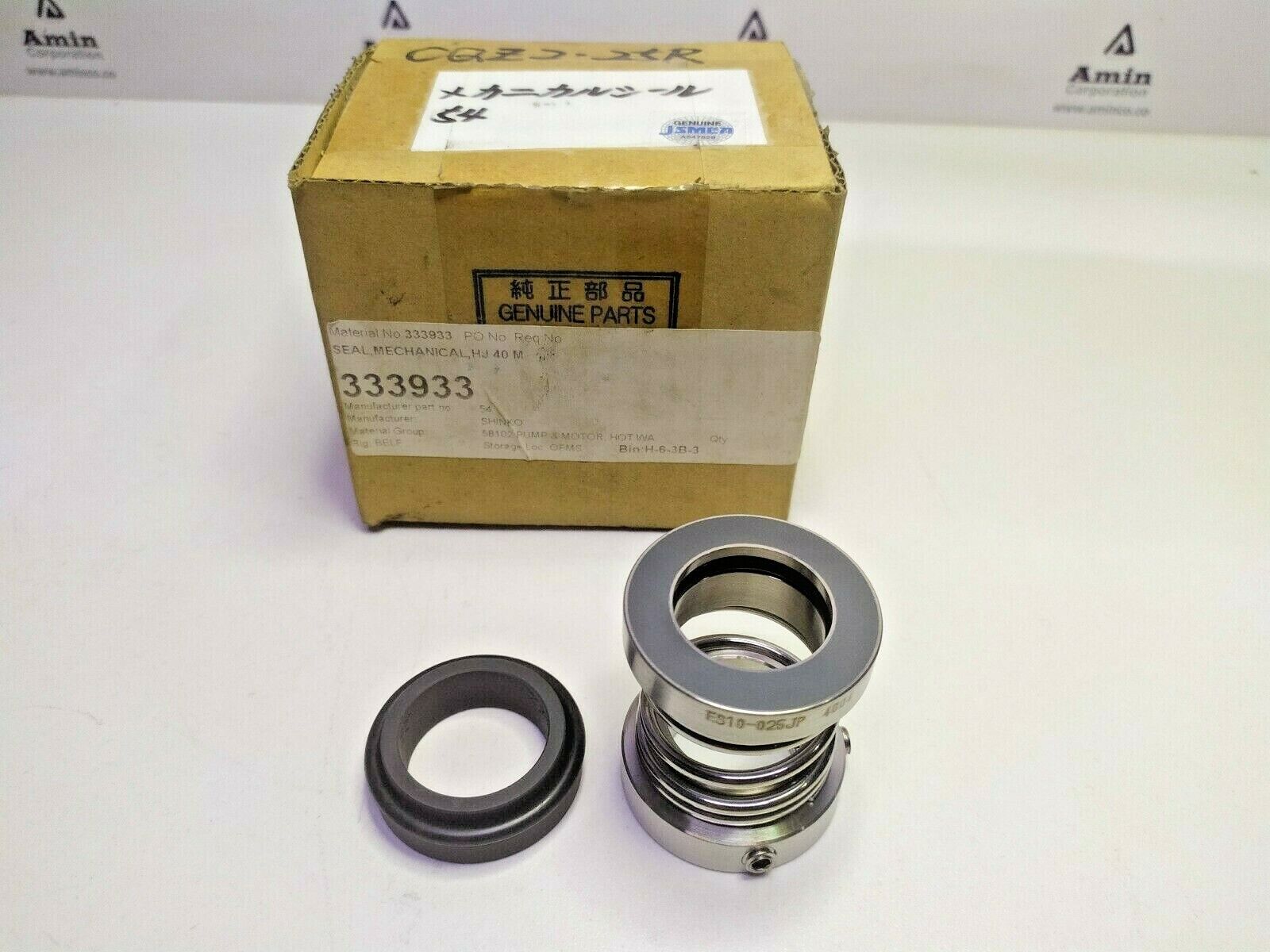 Shinko Mechanical seal part no. 54 Seal size: 25 mm - NEW