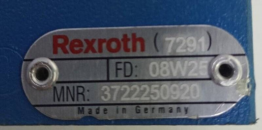 Rexroth 3722250920 Pneumatic valve - NEW