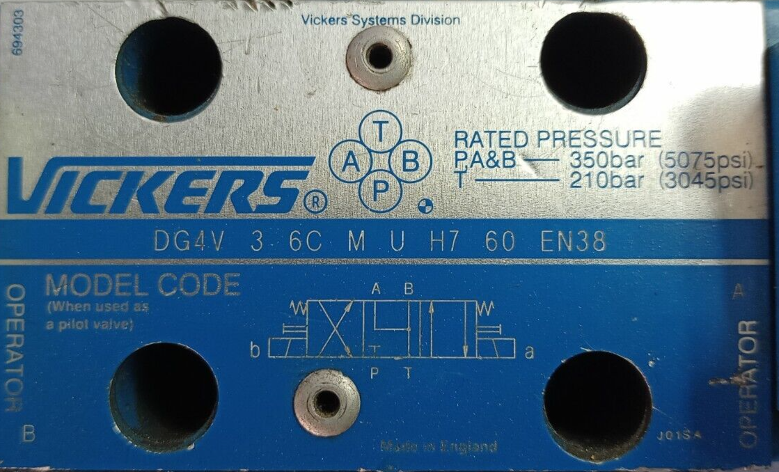 Eaton Vickers DG4V-3-6C-M-U-H7-60 Directional Control valve