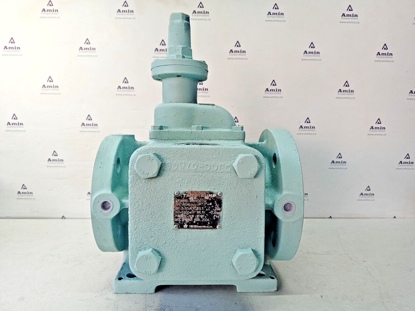 Taiko kikai MSHS-4 Horizontal Three rotor screw pump - Refurbished & Tested