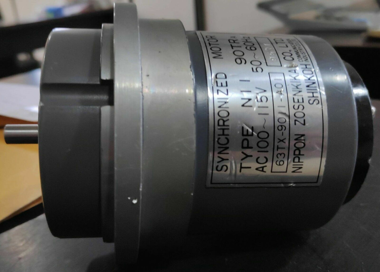 Synchronized Motor N11 90TRa 63TX-9011-A01 Nippon Zosenkikai Co. - NEW