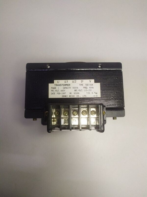 Denki Keiki TSE-50M transformer 500VA, 60Hz - NEW