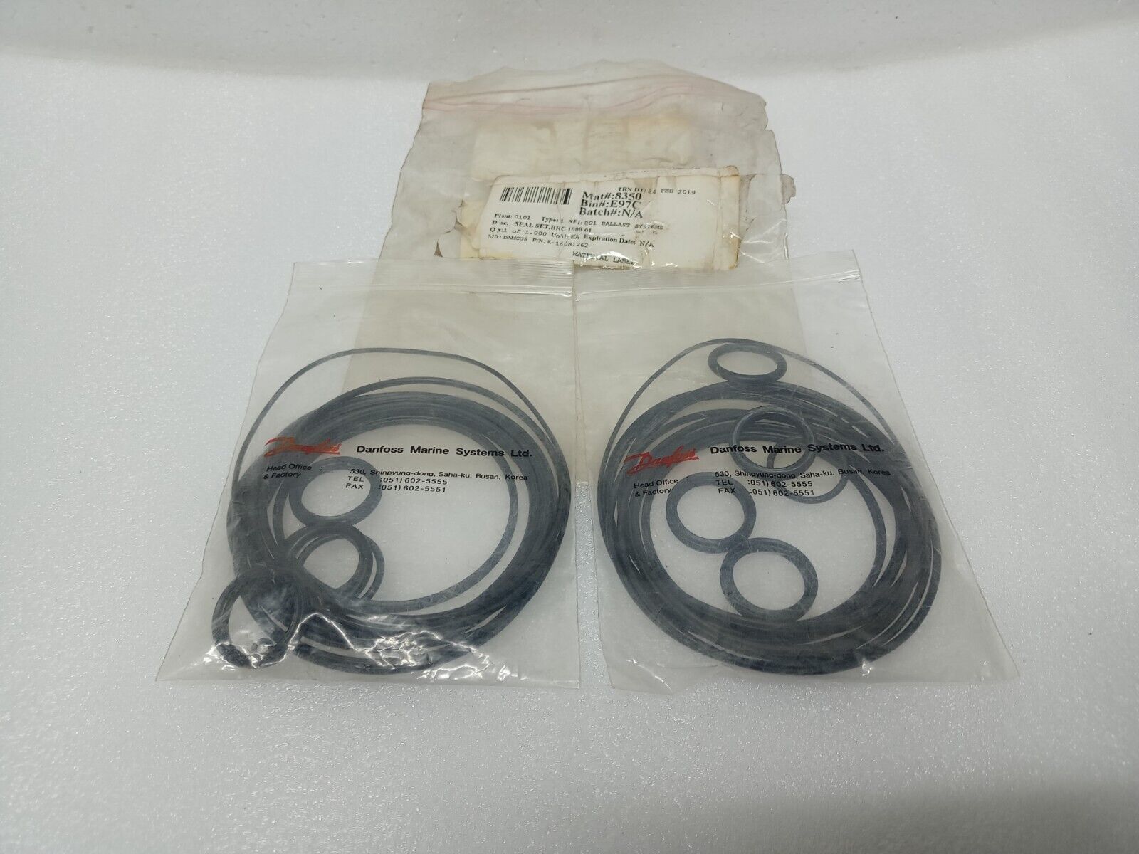 Damcos Seal kit for BRC 1000 B1 P/N: 160N1262 Seal kit - NEW Free fast shipping