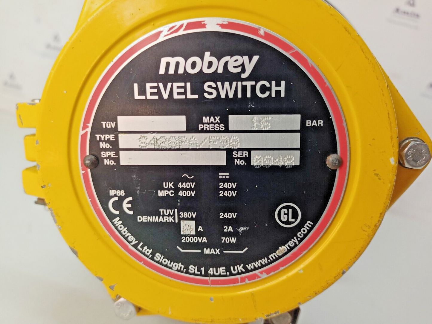 Mobrey S428PA/F98 Magnetic Horizontal Float level switch - NEW