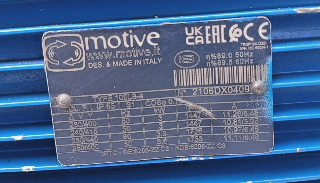 BPI-Pump BPI 16DNL1 Progressive cavity single screw pump with Motive gear motor