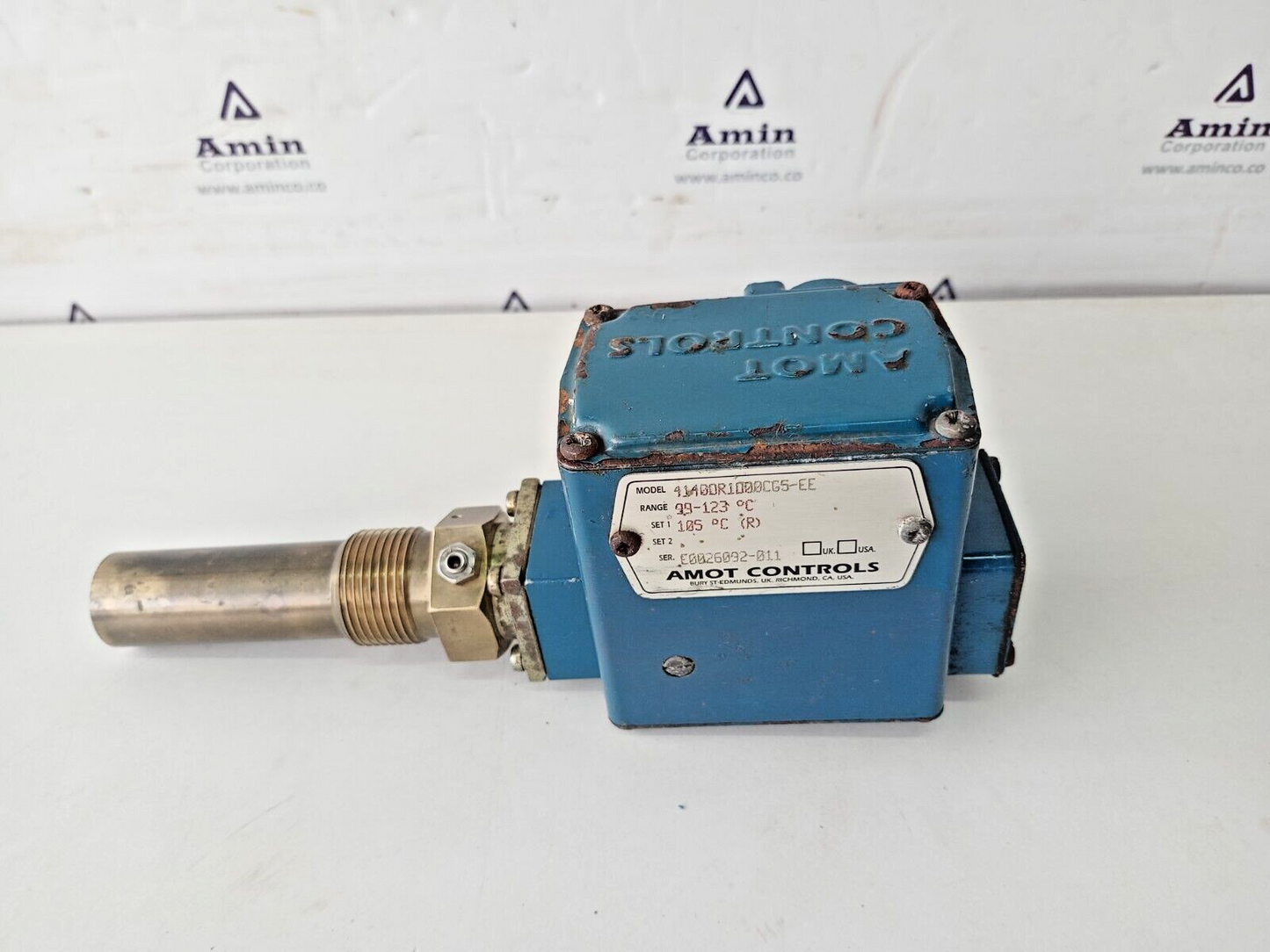 Amot Controls 4140DR1D00CG5-EE - New Unused Free fast ship Range:99-123° C