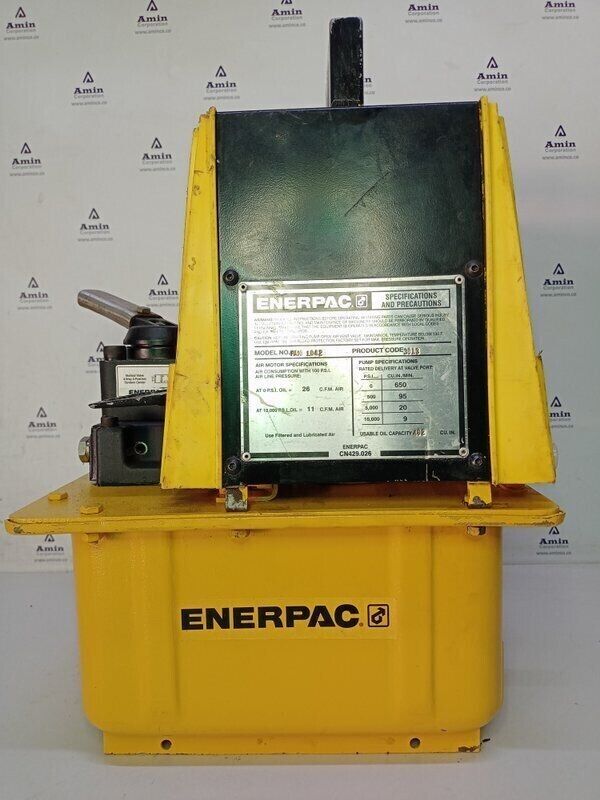 Enerpac PAM-1042 Air hydraulic pump 4/3 manual valve, 700bar/10,000psi - TESTED