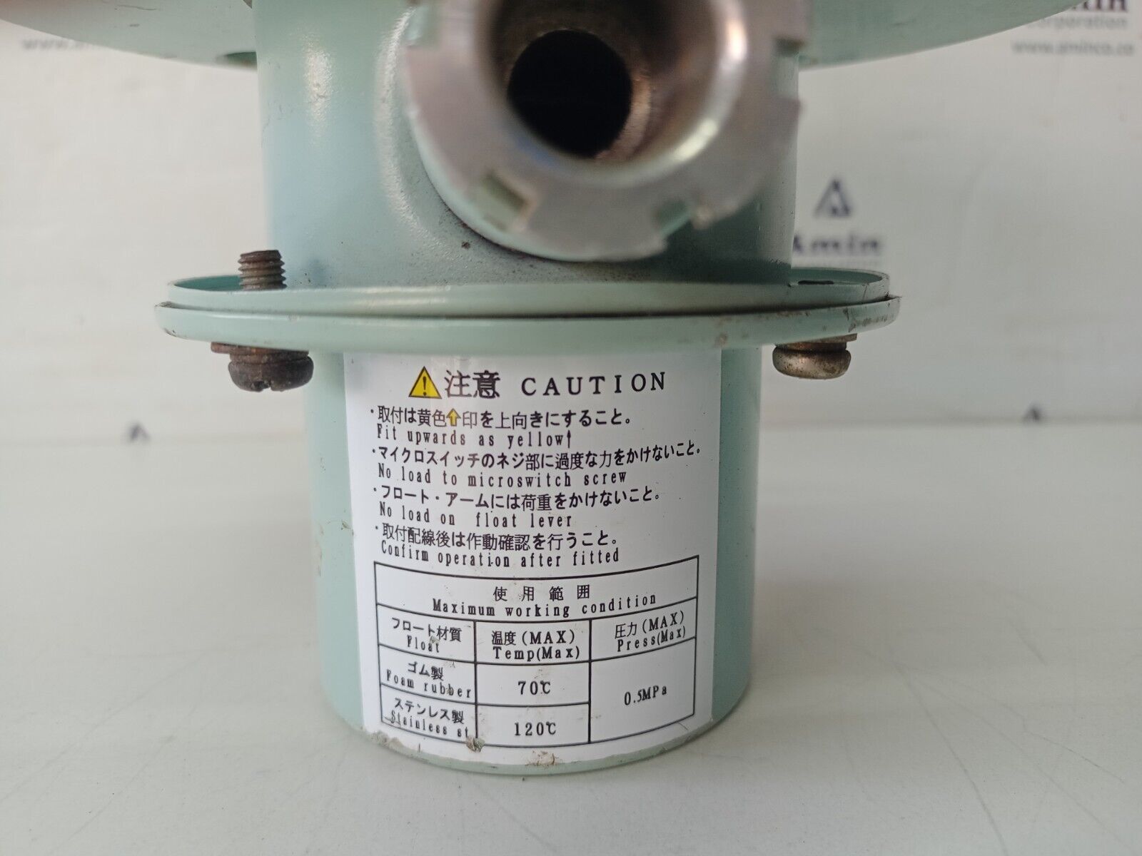 Musasino FS-M3-1 Float Switch AC250V, DC24V, Max. pressure 0.5Mpa