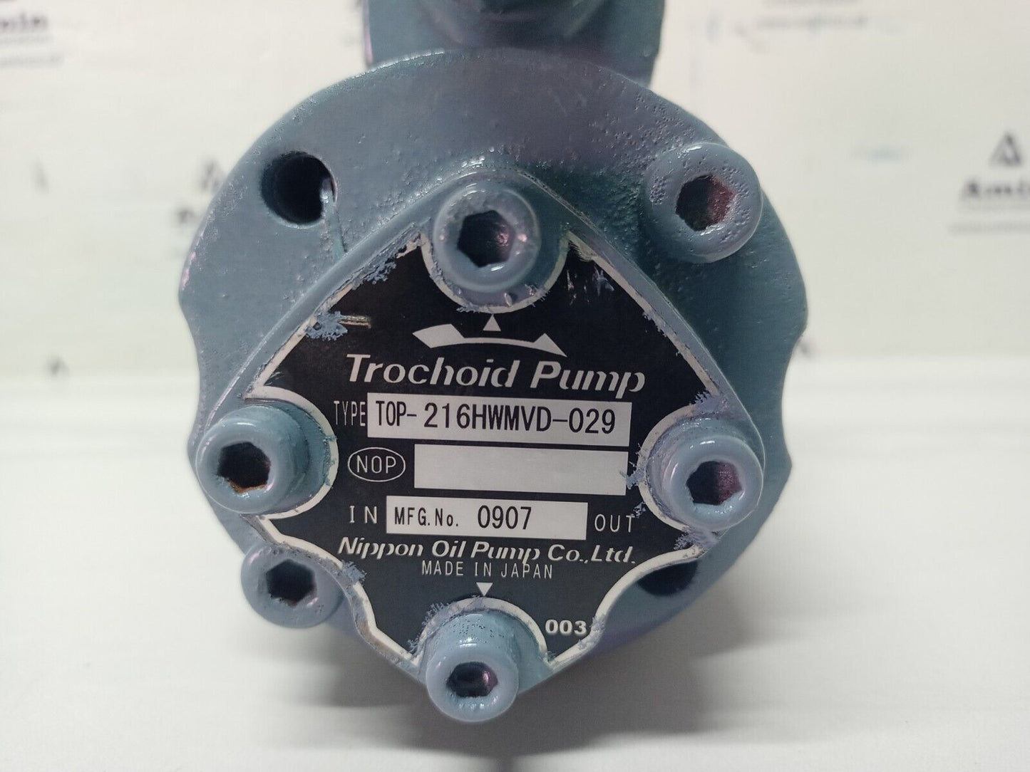 Nippon Oil Pump TOP-216 HWMVD-029 Trochoid Pump - NEW