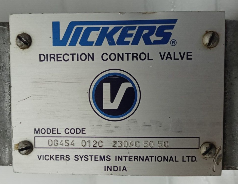Vickers DG4S4-012C-230AC-50-50 Solenoid Directional control valve