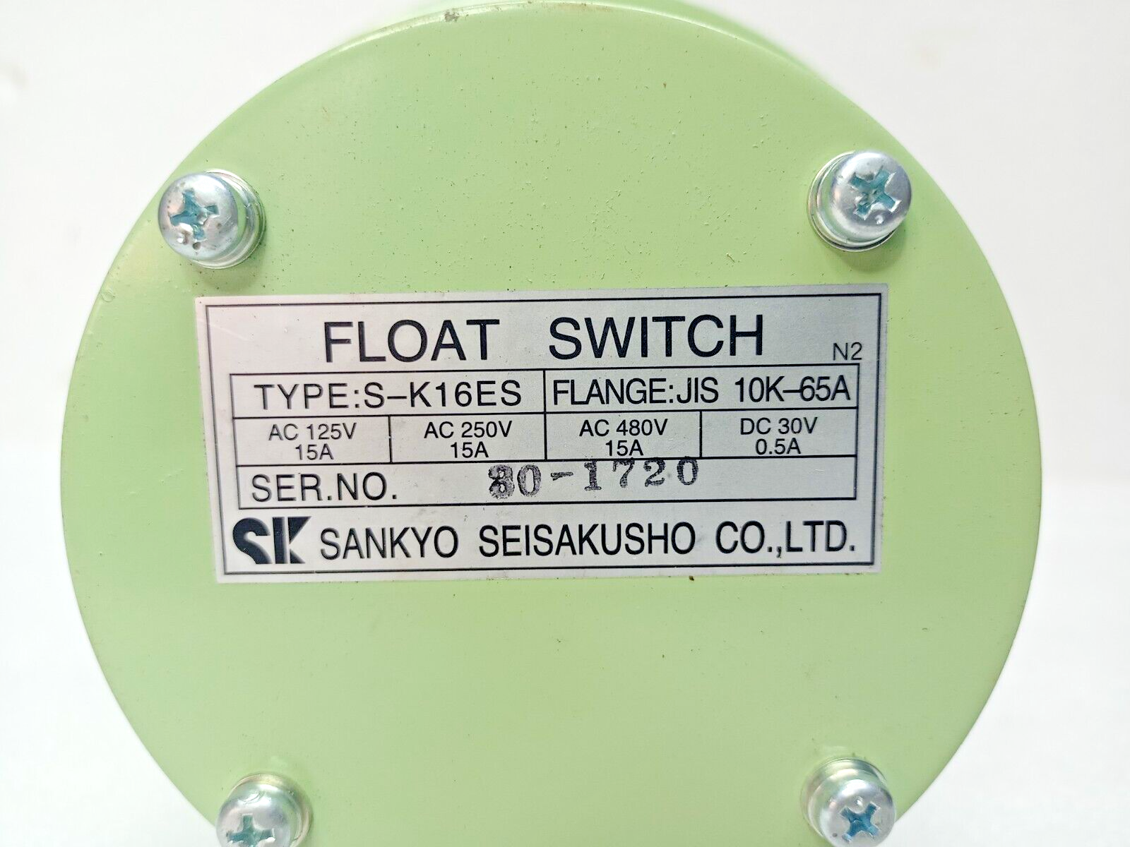 Sankyo Seisakusho S-K 16ES Float level switch Flange JIS 10K-65A - NEW
