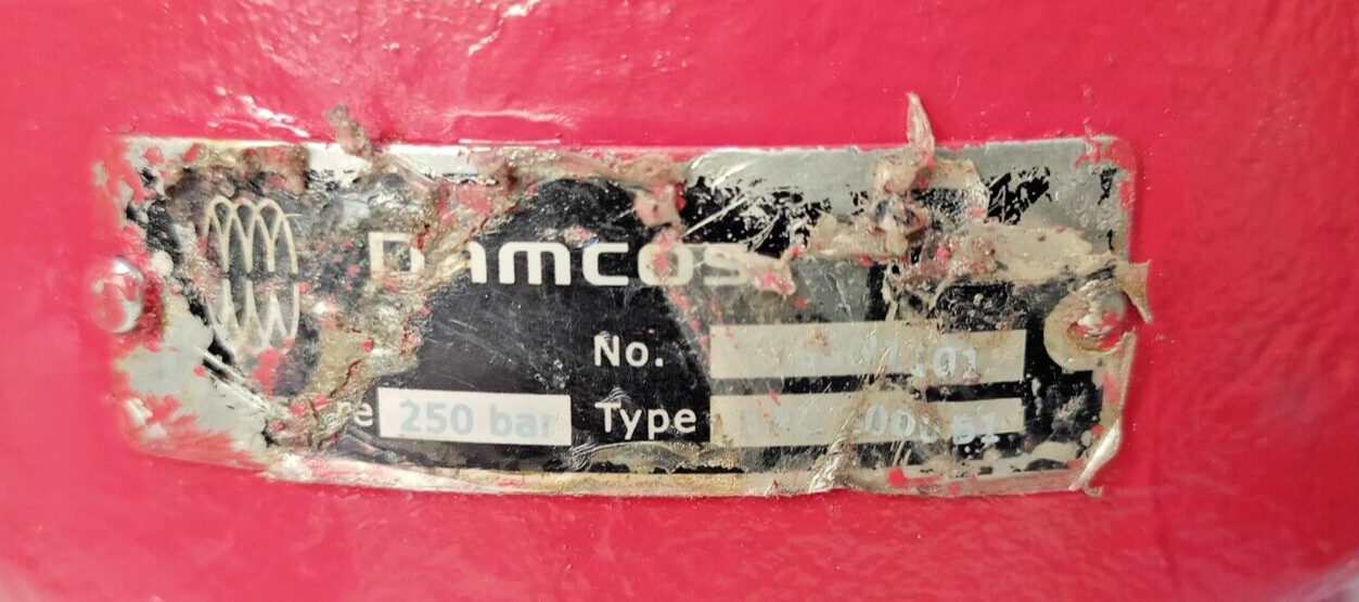 Damcos BRC 2000-B1 Hydraulic Double-Acting Balanced Rotary Actuator 160N1101 NEW