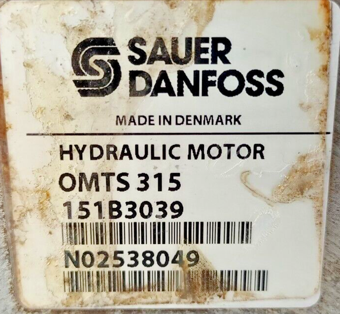 Sauer Danfoss OMTS 315 Hydraulic motor 151B3039 - NEW (Free Expedited fast ship)