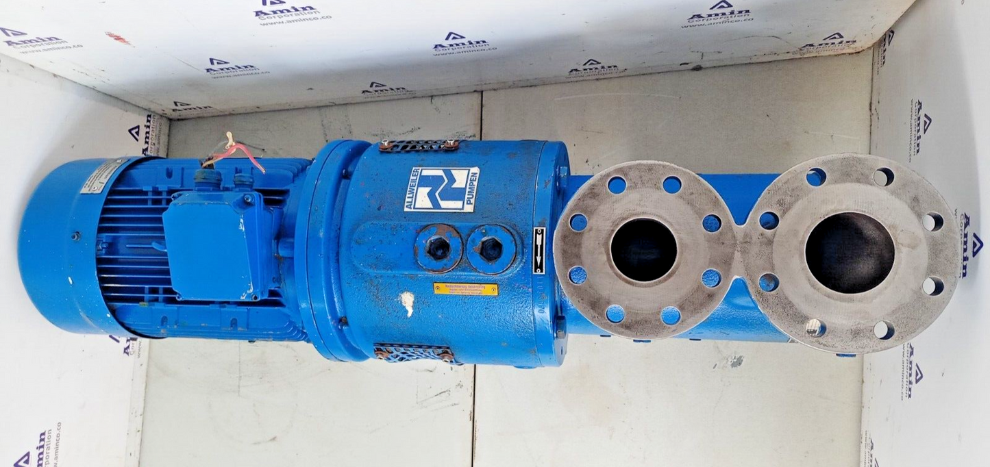 Allweiler SNGF210ER46E8.9-W61 Triple screw pump with 8.7 kw 1680rpm motor - NEW