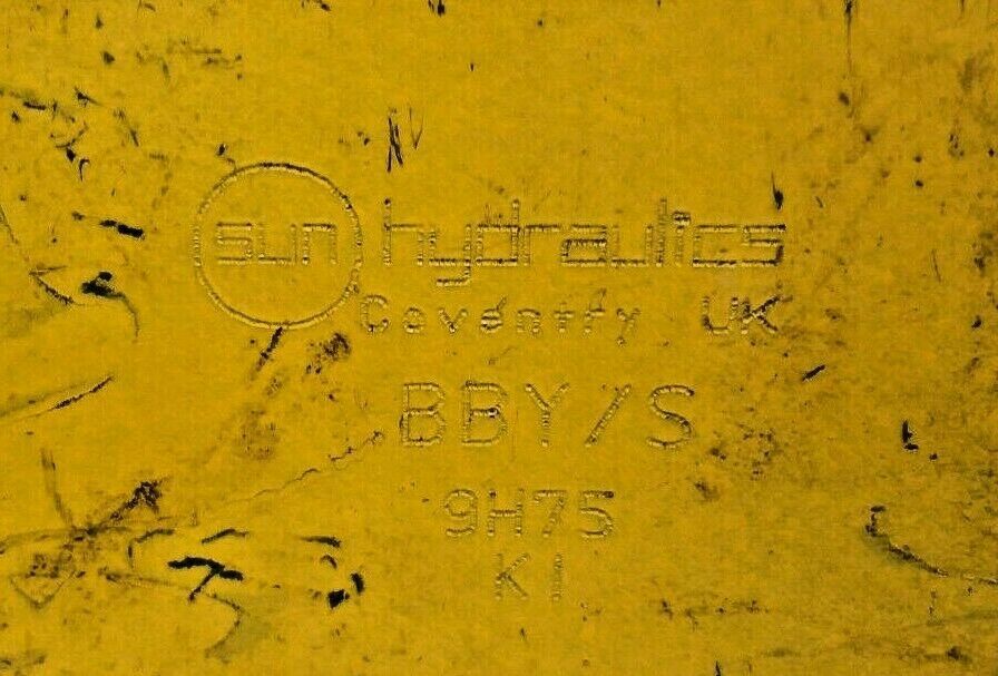 Sun Hydraulics BBY/S 9H75 K l Flow Control valve - NEW