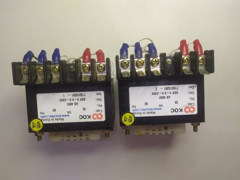 KOC transformer 55VA, 60hZ, AB460V, DEF 0-5.5-230V - NEW