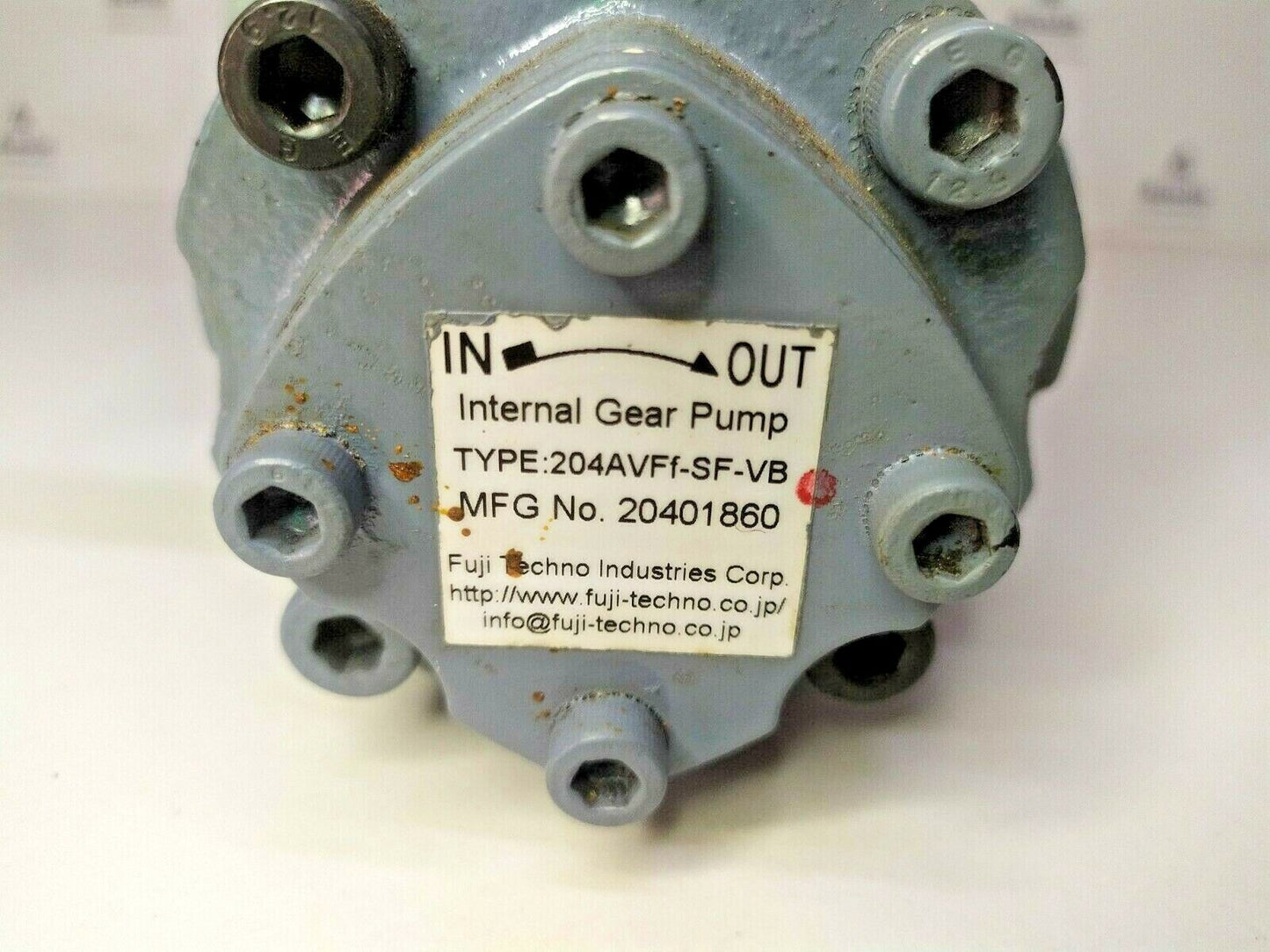 Fuji Techno 204AVFf-SF-VB Internal gear pump with Nidec FELQ-8T Induction Motor