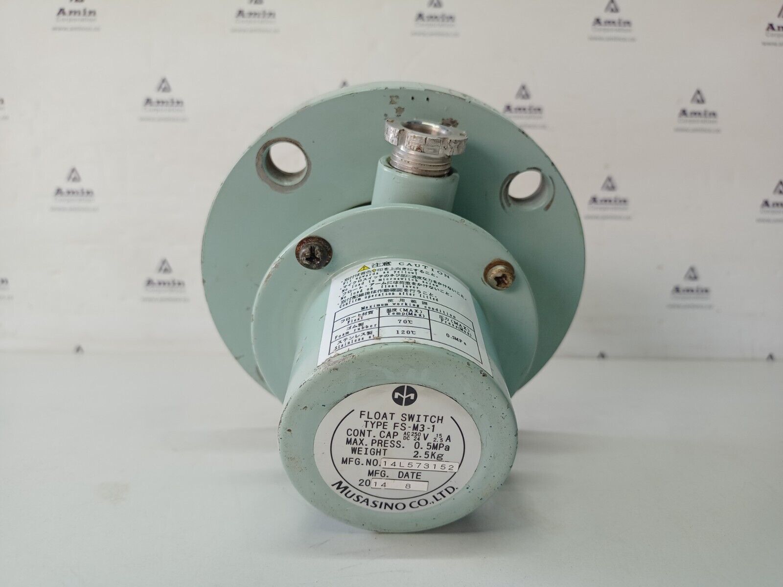 Musasino FS-M3-1 Float Switch AC250V, DC24V, Max. pressure 0.5Mpa