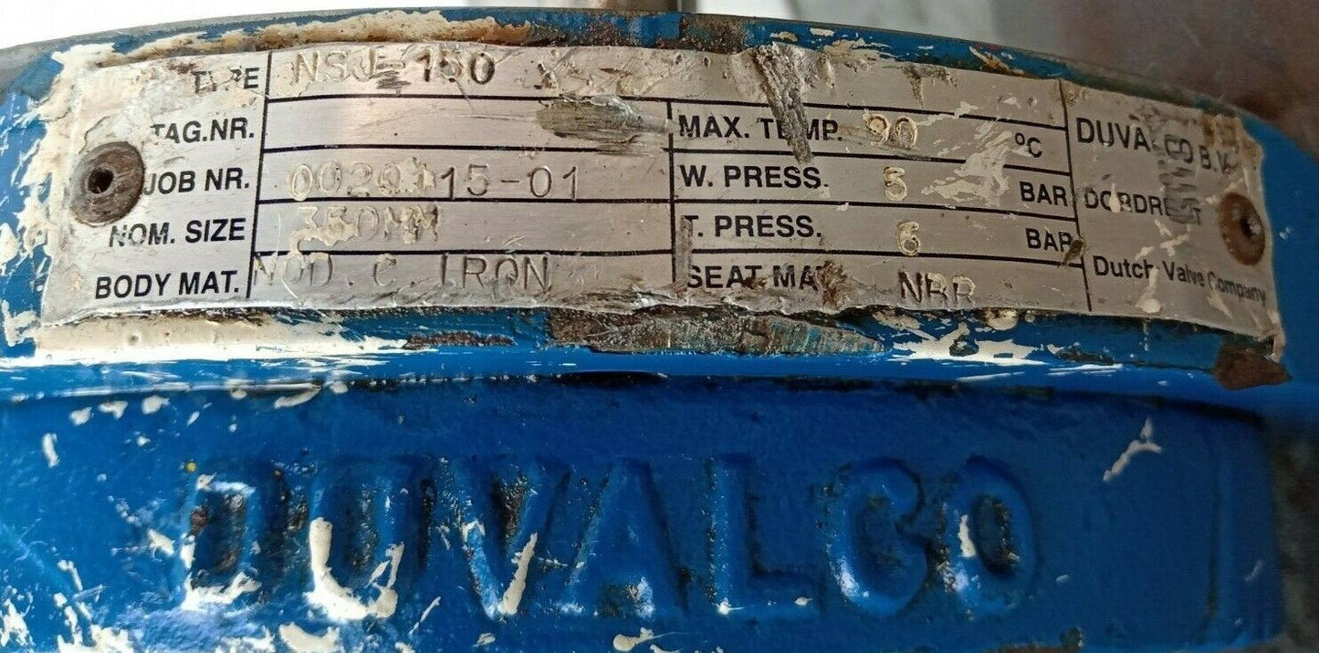 Duvalco NSJ-150 Butterfly valve - NEW