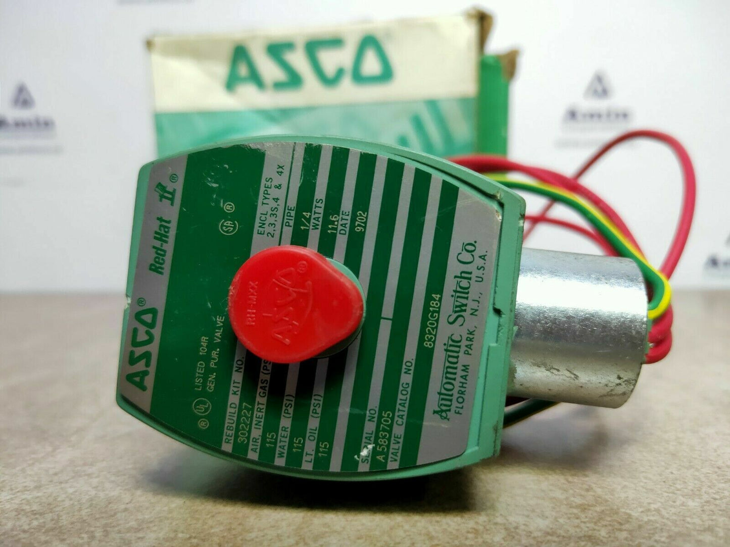 ASCO 8320G184 Solenoid valve, 1/4'' NPT - NEW