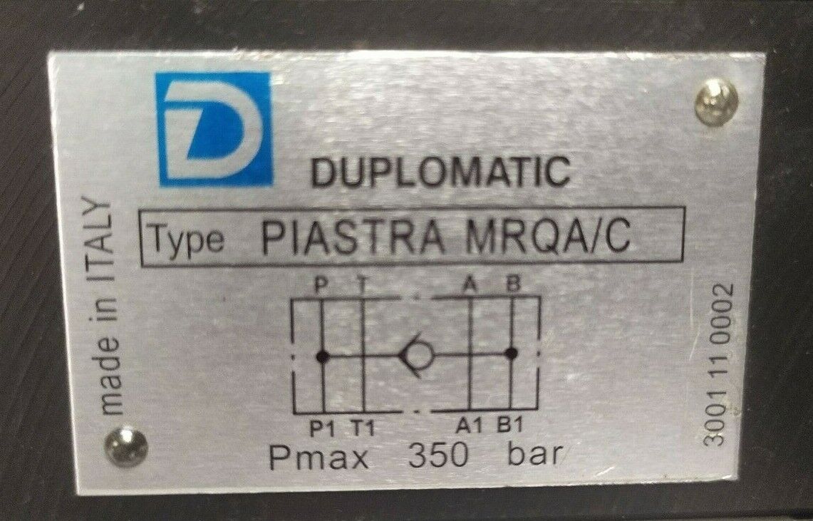 Duplomatic MRQA-6/1/M/C/42 w/ PIASTRA MRQA/C w/ MCD5-DT/51N