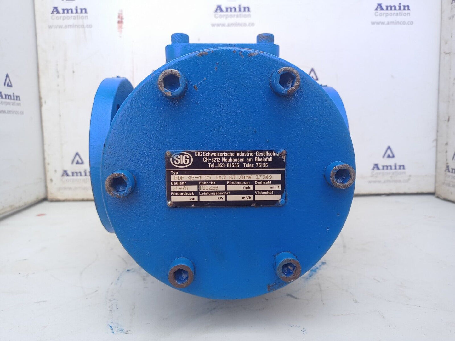 SIG screw pump PDF 45-4 NR 1X3 B3/BMV Triple screw pump