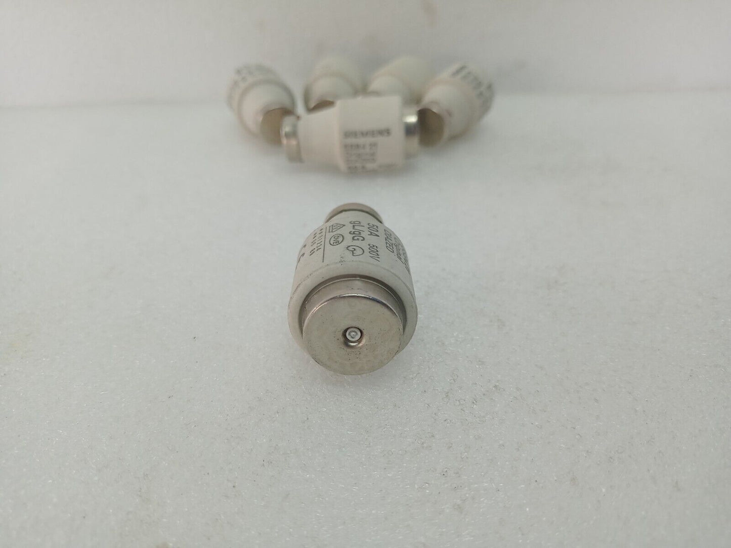 Siemens 5SB421 Original Diazed 50A Fuses 500V gL/gG - NEW (Lot of 6pcs)